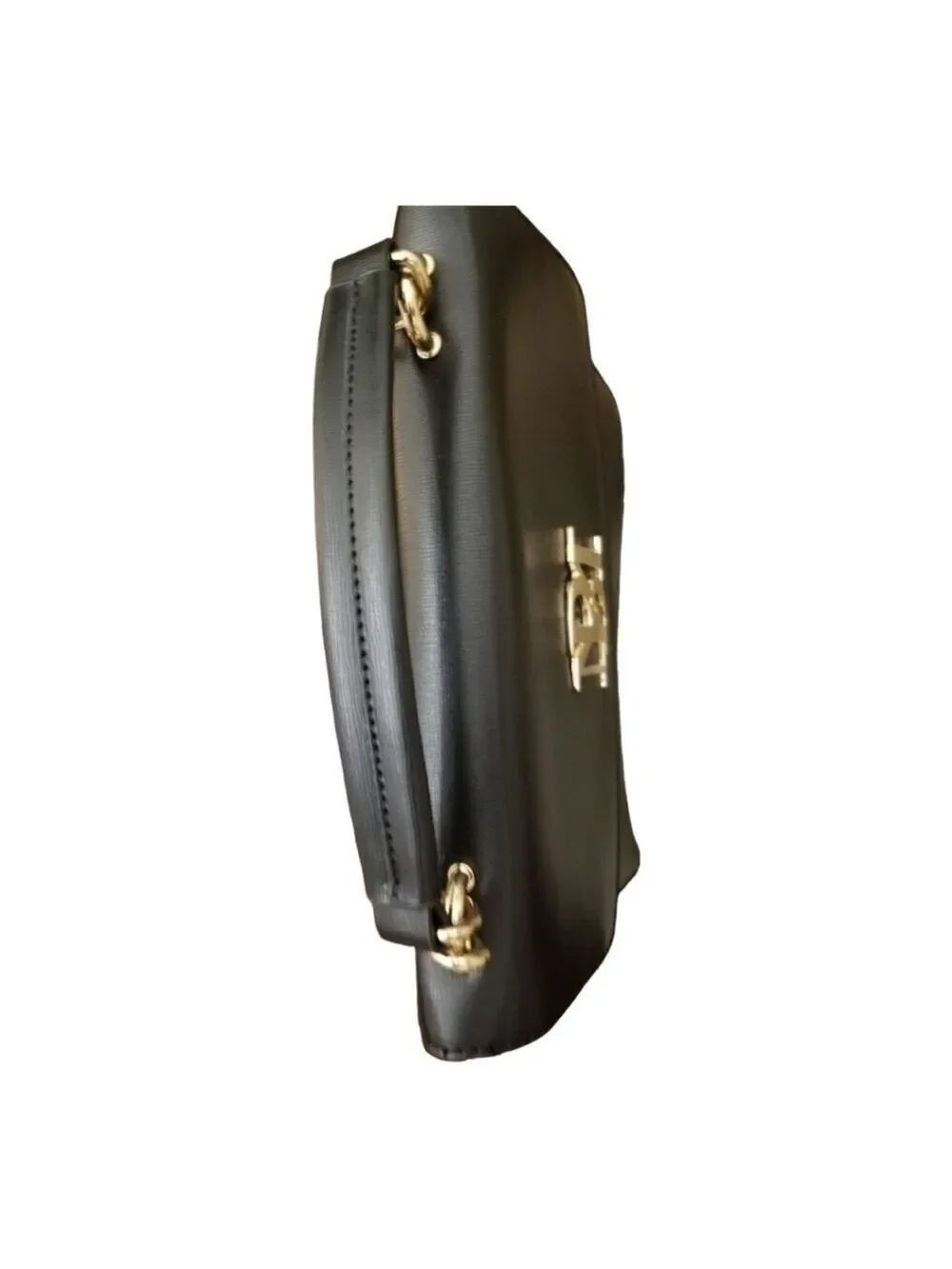 Badgley Mischka Black Leather Bag Sz Medium NWOT